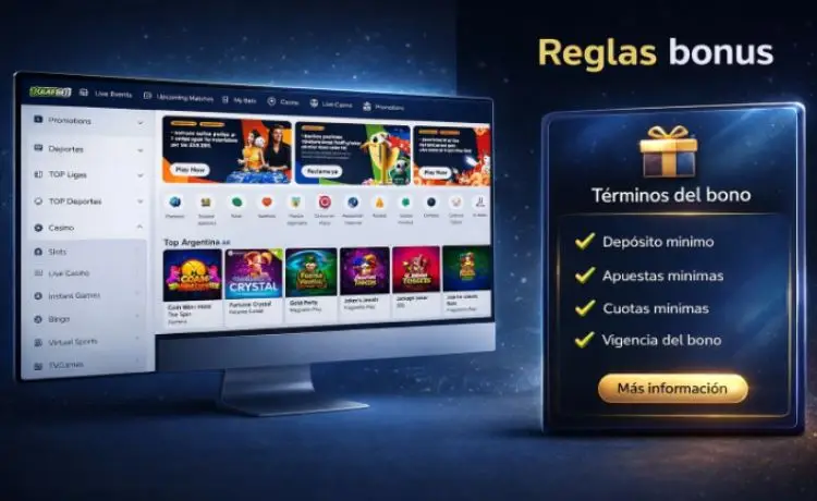 Términos y condiciones de los bonos en JugaBet